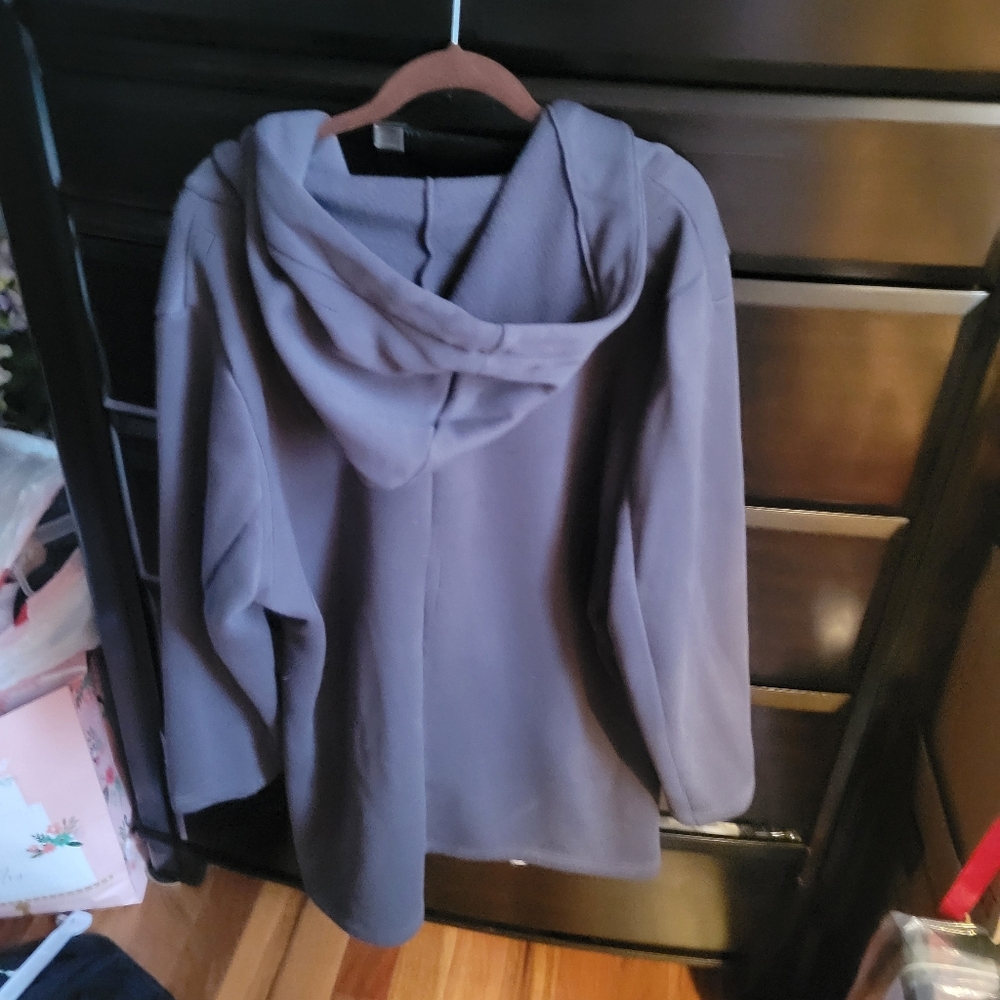 Long jacket-dark gray - Picture 5 of 6